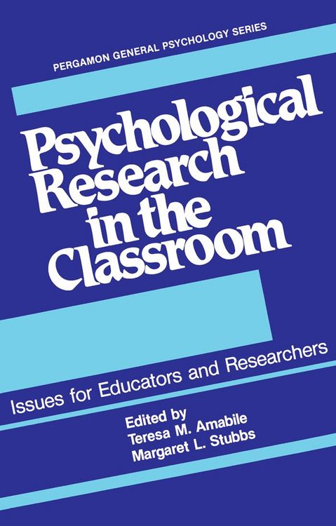 Produktbild: Psychological Research in the Classroom