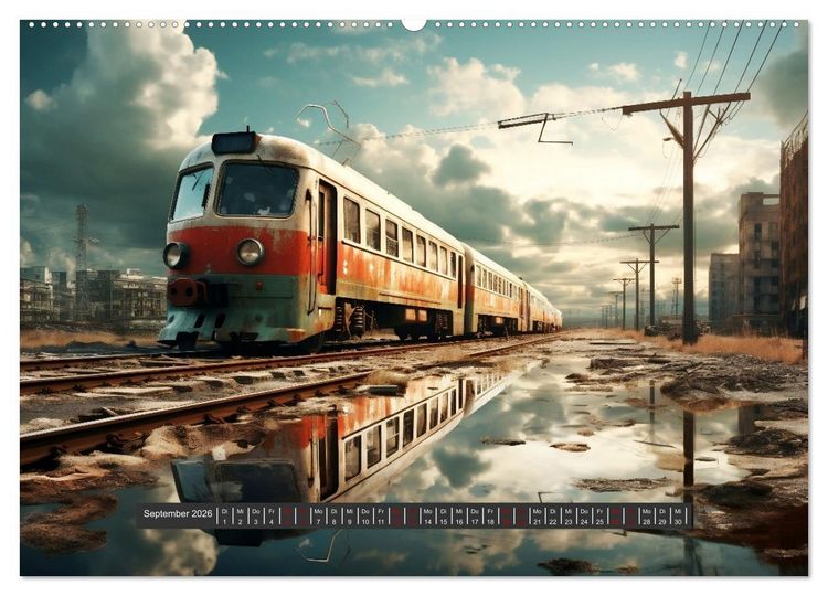 Produktbild: Unheimliche Behausungen (Wandkalender 2026 DIN A2 quer), CALVENDO Monatskalender