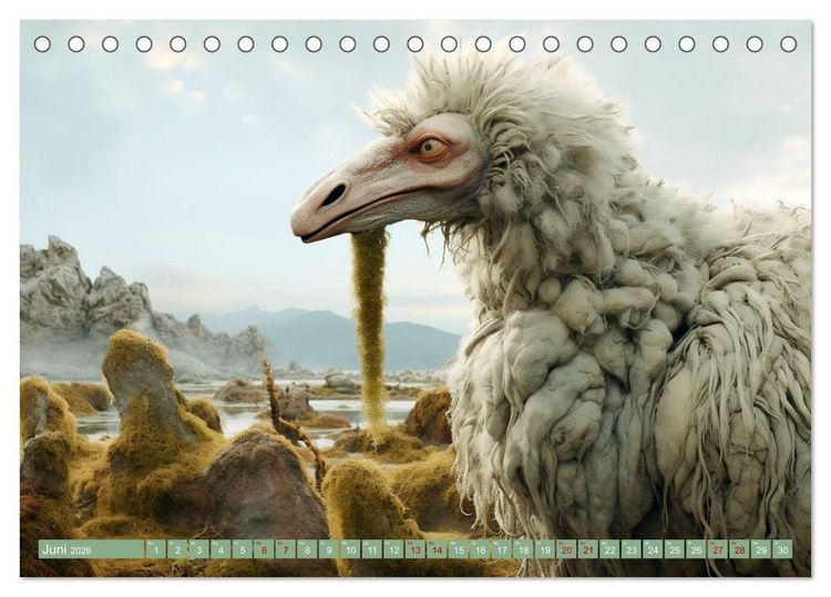 Produktbild: Galaktische Wesen (Tischkalender 2026 DIN A5 quer), CALVENDO Monatskalender