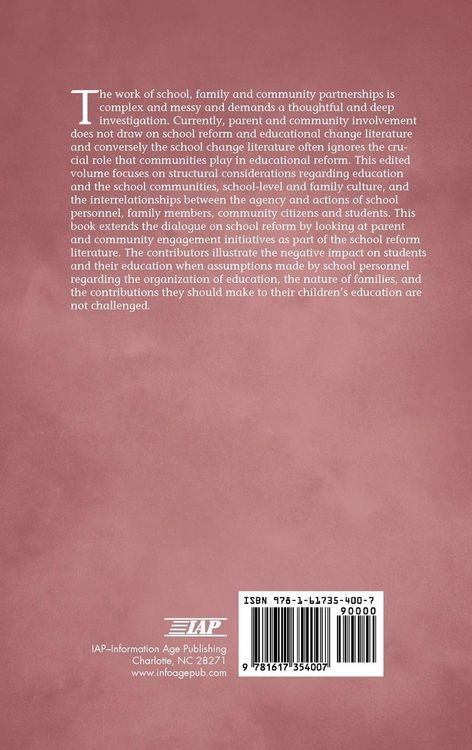 Produktbild: Including Families and Communities in Urban Education (Hc)