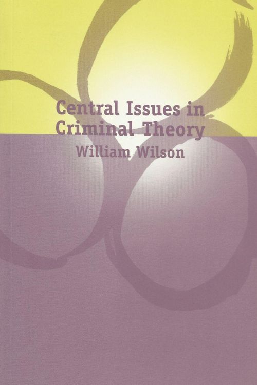 Produktbild: Central Issues in Criminal Theory
