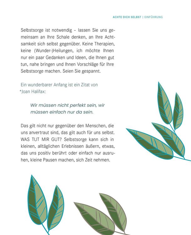 Produktbild: Achte Dich selbst