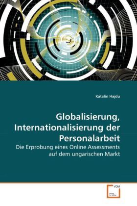 Produktbild: Hajdu, K: Globalisierung, Internationalisierung der Personal