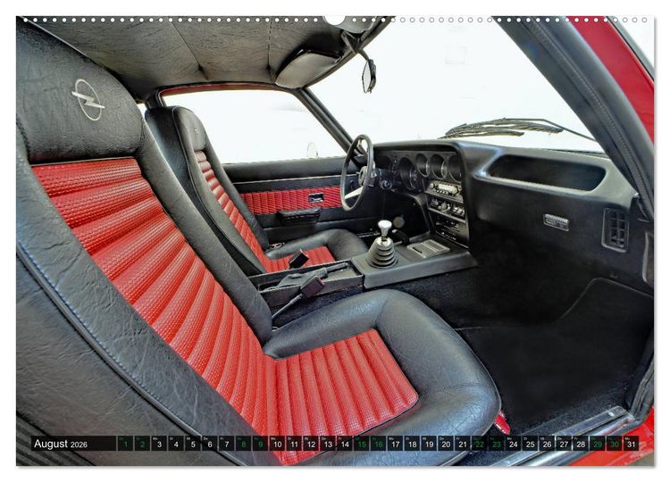 Produktbild: Opel GT 1900 AL Eine deutsche Sportwagenlegende (hochwertiger Premium Wandkalender 2026 DIN A2 quer), Kunstdruck in Hochglanz