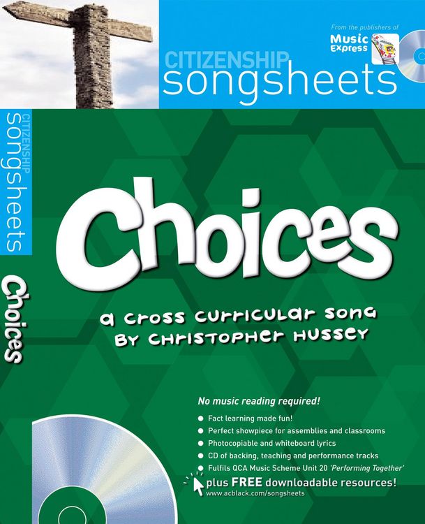 Produktbild: SONGSHEETS_CHOICES