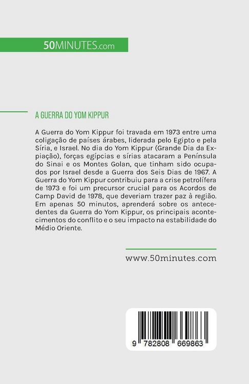 Produktbild: A Guerra do Yom Kippur