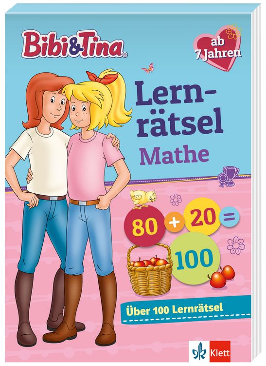 Produktbild: Bibi & Tina: Mein Lernr&auml;tsel-Block Mathematik f&uuml;r die 2. Klasse