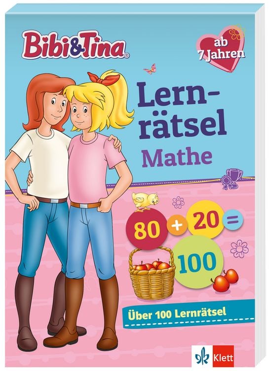 Produktbild: Bibi & Tina: Mein Lernr&auml;tsel-Block Mathematik f&uuml;r die 2. Klasse