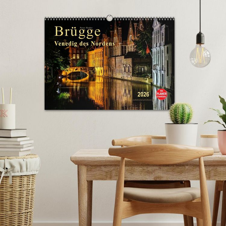 Produktbild: Br&uuml;gge - Venedig des Nordens (Wandkalender 2026 DIN A3 quer), CALVENDO Monatskalender