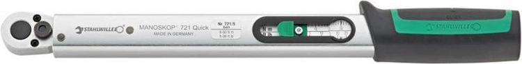 Produktbild: Stahlwille 721/5 QUICK 50204005 Drehmomentschl&uuml;ssel kalibriert (ISO) 6 - 50 Nm