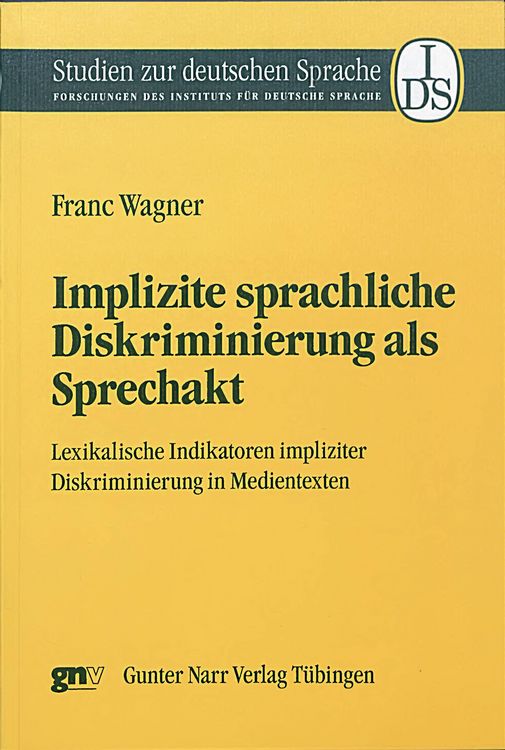 Produktbild: Implizite sprachliche Diskriminierung als Sprechakt