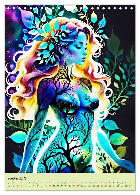 Produktbild: L'&eacute;l&eacute;gance de la nature (Calendrier mural 2026 DIN A4 horizontal), CALVENDO calendrier mensuel