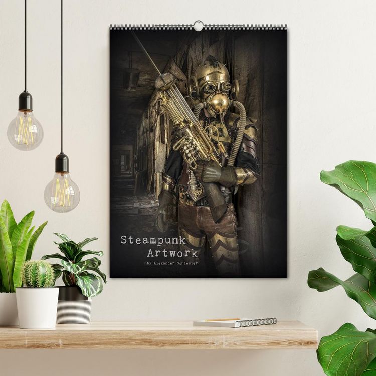 Produktbild: Steampunk Artwork (Wandkalender 2026 DIN A2 hoch), CALVENDO Monatskalender