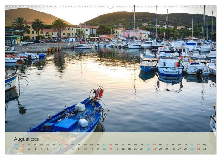 Produktbild: Elba - die Insel im Mittelmeer (Wandkalender 2026 DIN A2 quer), CALVENDO Monatskalender