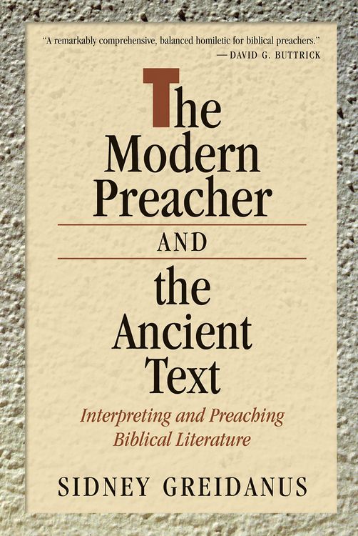 Produktbild: The Modern Preacher and the Ancient Text
