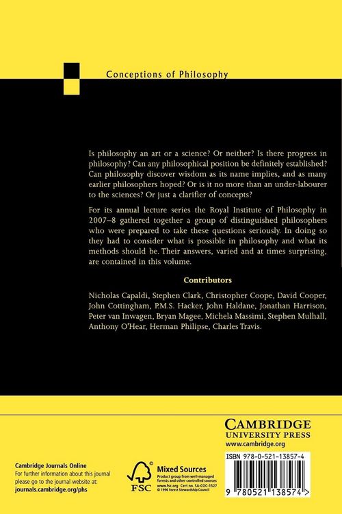Produktbild: Conceptions of Philosophy