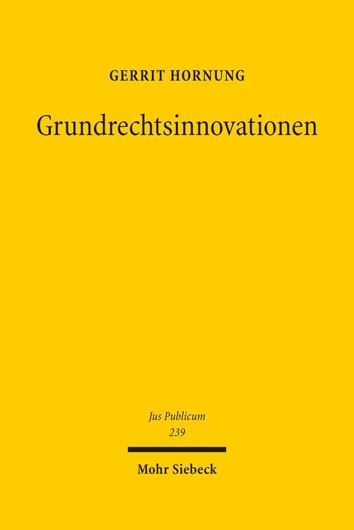 Produktbild: Grundrechtsinnovationen