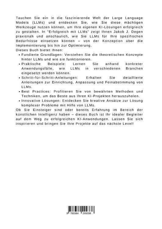 Produktbild: Erfolgreich mit LLMs