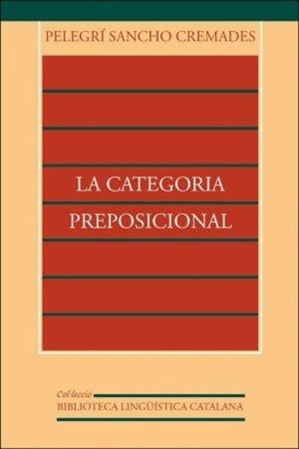 Produktbild: La categoria preposicional