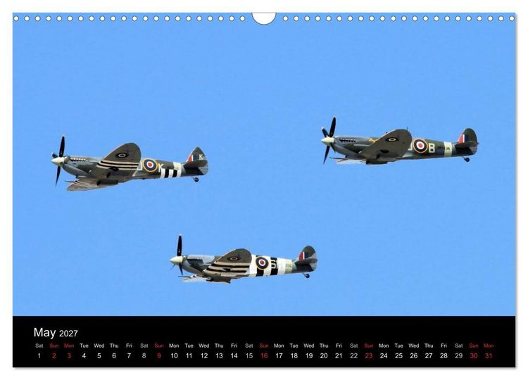Produktbild: Battle of Britain collection 75th Anniversary (Wall Calendar 2027 DIN A3 landscape), CALVENDO 12 Month Wall Calendar