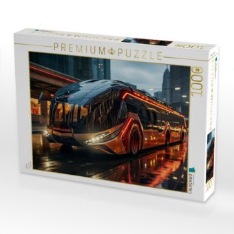Produktbild: CALVENDO Puzzle Busse | 1000 Teile Lege-Gr&ouml;&szlig;e 64x48cm Foto-Puzzle f&uuml;r gl&uuml;ckliche Stunden