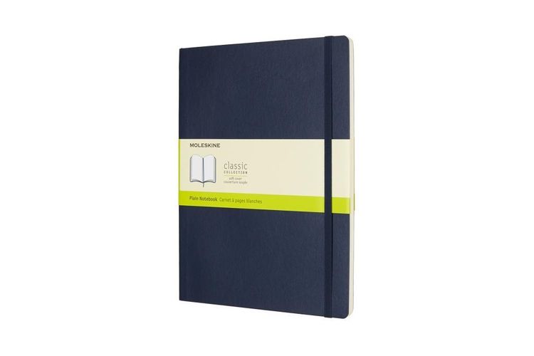 Produktbild: MOLESKINE NOTIZBUCH XL, BLANKO, SOFT COVER, SAPHIR