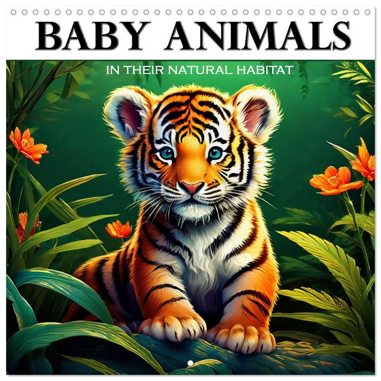 Produktbild: Baby Animals - In Their Natural Habitat (Wall Calendar 2026 12 &times; 12 Inch) CALVENDO 12 Month Wall Calendar