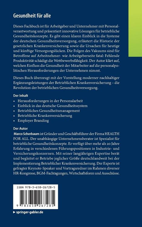 Produktbild: Gesundheit f&uuml;r alle &ndash; Revolution der betrieblichen Gesundheitsversorgung