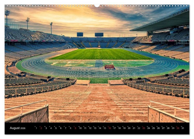 Produktbild: Barcelona - Stadtansichten (Wandkalender 2026 DIN A2 quer), CALVENDO Monatskalender