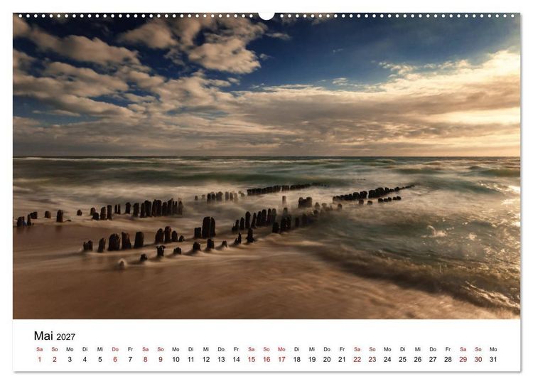 Produktbild: Ein Sommer auf Sylt (hochwertiger Premium Wandkalender 2027 DIN A2 quer), Kunstdruck in Hochglanz