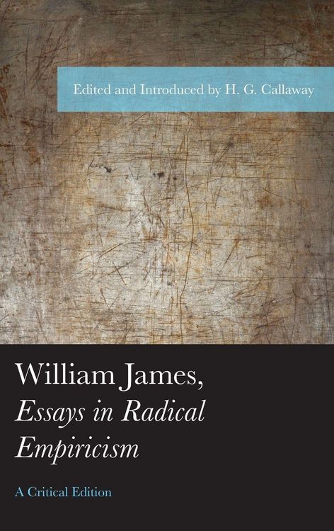 Produktbild: William James, Essays in Radical Empiricism