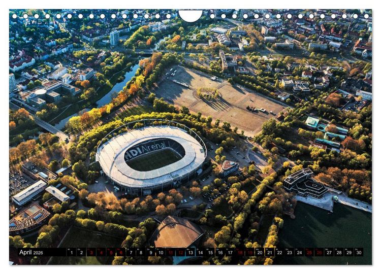 Produktbild: Hannover - Luftige Einblicke (Wandkalender 2026 DIN A4 quer), CALVENDO Monatskalender