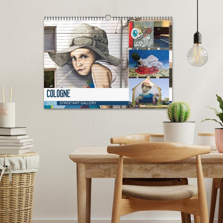 Produktbild: COLOGNE STREETART GALLERY (Wall Calendar 2026 DIN A3 landscape), CALVENDO 12 Month Wall Calendar