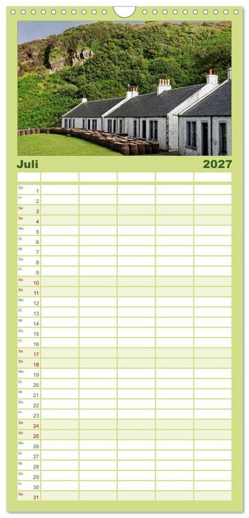 Produktbild: Familienplaner 2027 - Islay und das "Wasser des Lebens" mit 5 Spalten (Wandkalender, 21 x 45 cm) CALVENDO