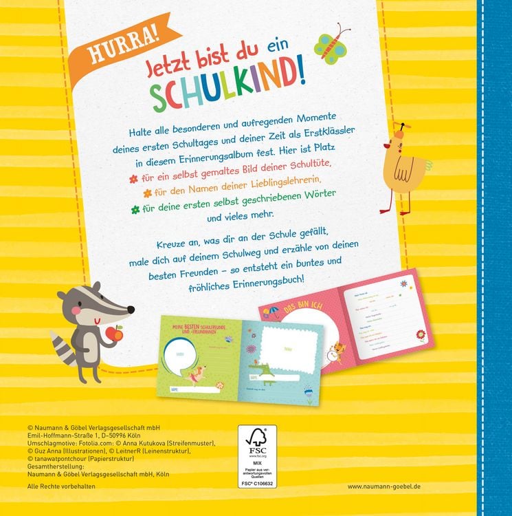 Produktbild: Ab heute bin ich Schulkind! Mein Erinnerungsalbum zum Schulanfang