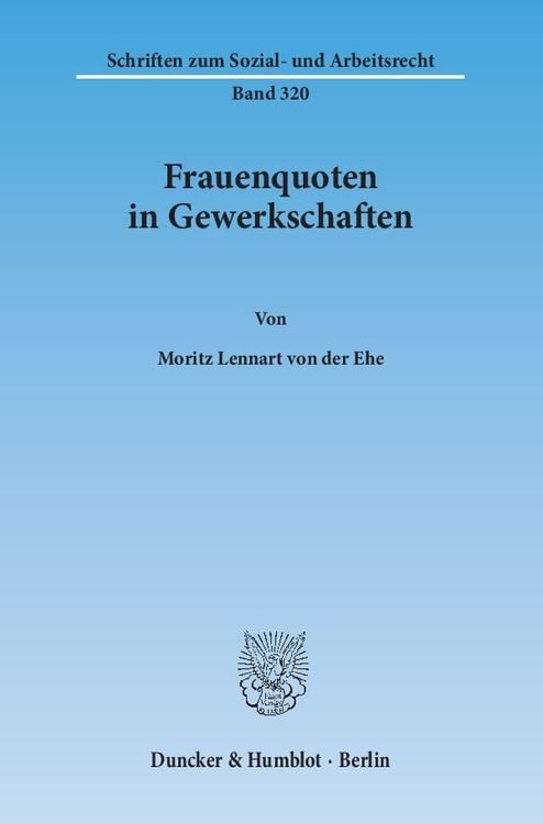 Produktbild: Frauenquoten in Gewerkschaften.