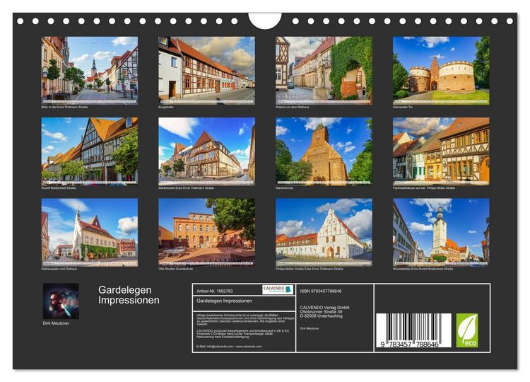Produktbild: Gardelegen Impressionen (Wandkalender 2026 DIN A4 quer), CALVENDO Monatskalender