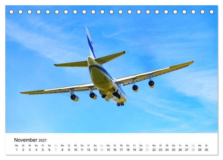 Produktbild: Air Cargo - Frachtflugzeuge, Giganten der L&uuml;fte (Tischkalender 2027 DIN A5 quer), CALVENDO Monatskalender