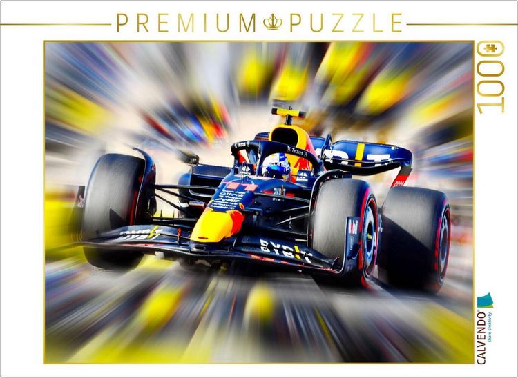 Produktbild: CALVENDO Puzzle Sergio P&eacute;rez aus Mexiko ist der Teamkollege von Weltmeister Max Verstappen aus den Niederlanden. | 1000 Teile Lege-Gr&ouml;&szlig;e 64x48cm Foto-