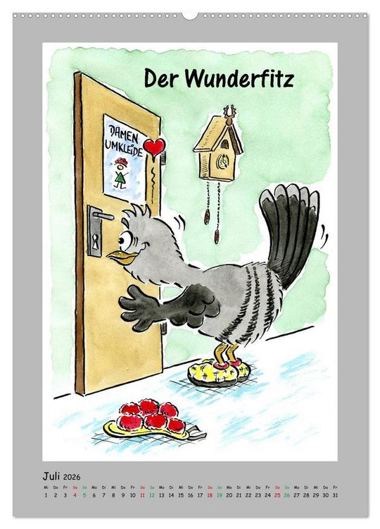 Produktbild: HarryKuckuck - Der Schwarzwald ruft (hochwertiger Premium Wandkalender 2026 DIN A2 hoch), Kunstdruck in Hochglanz