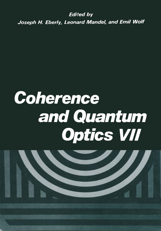 Produktbild: Coherence and Quantum Optics VII