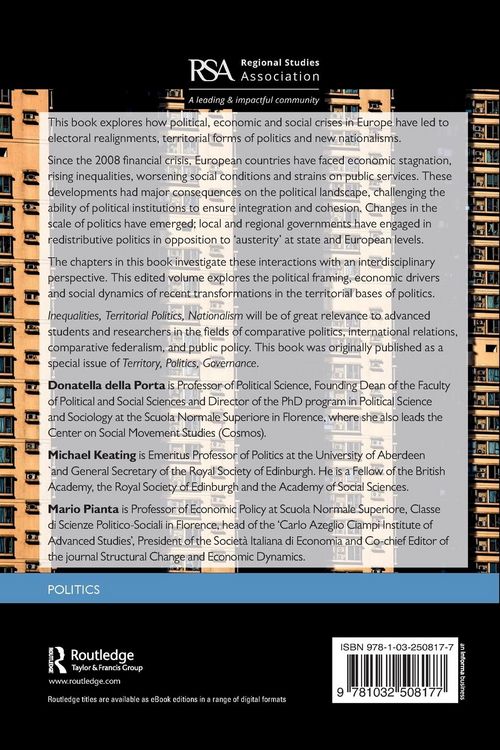 Produktbild: Inequalities, Territorial Politics, Nationalism