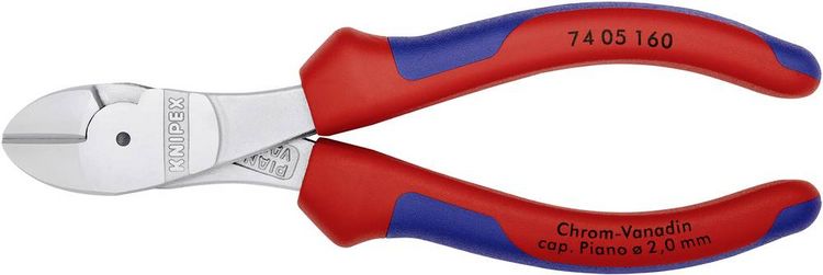 Produktbild: Knipex 74 05 160 Werkstatt Kraft-Seitenschneider mit Facette 160 mm