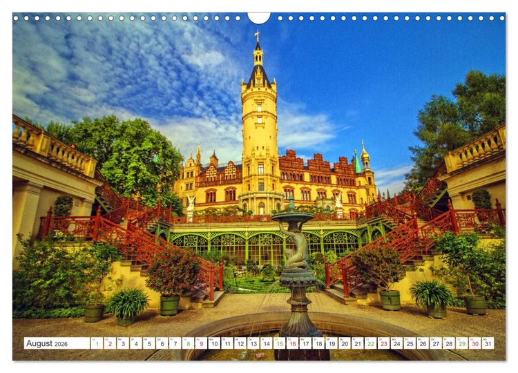 Produktbild: Mein buntes Mecklenburg (Wandkalender 2026 DIN A3 quer), CALVENDO Monatskalender