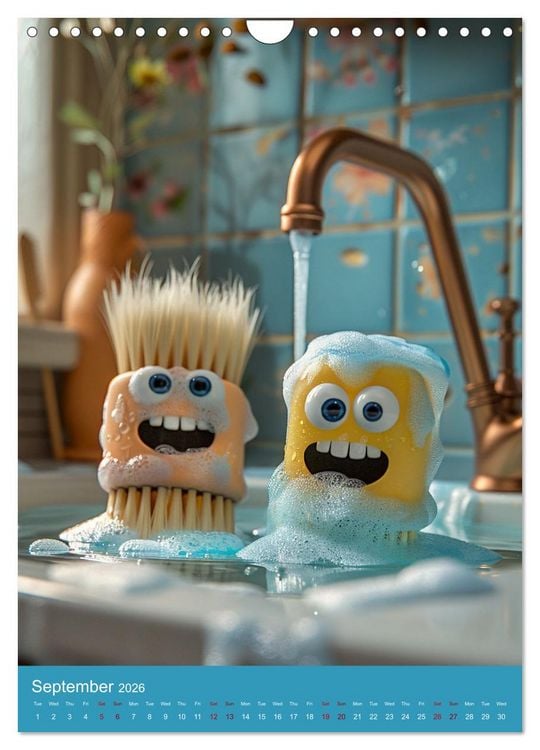 Produktbild: A Lot of Fun at home (Wall Calendar 2026 DIN A4 portrait), CALVENDO 12 Month Wall Calendar