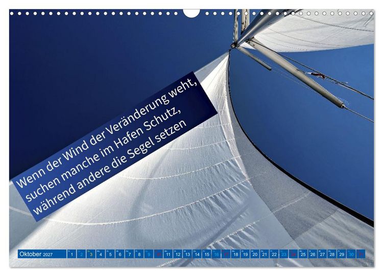 Produktbild: Segeln - mit einem Augenzwinkern (Wandkalender 2027 DIN A3 quer), CALVENDO Monatskalender