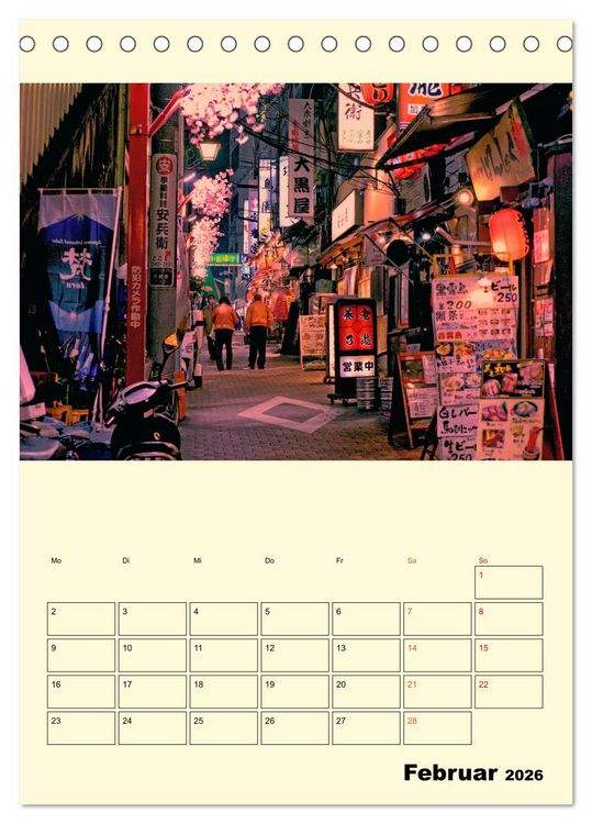 Produktbild: Japan - Hightech und viel Tradition (Tischkalender 2026 DIN A5 hoch), CALVENDO Monatskalender