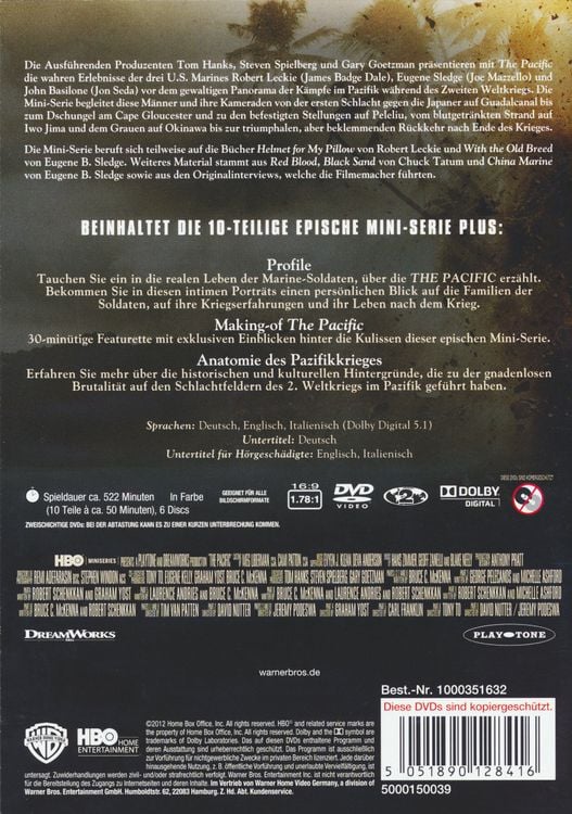 Produktbild: The Pacific [6 DVDs]