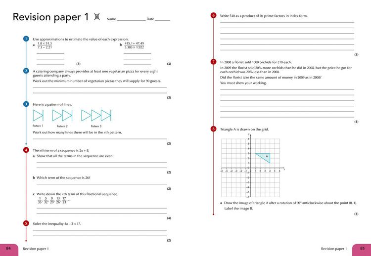 Produktbild: Edexcel GCSE (9-1) Maths Grade 4-5 Booster Workbook