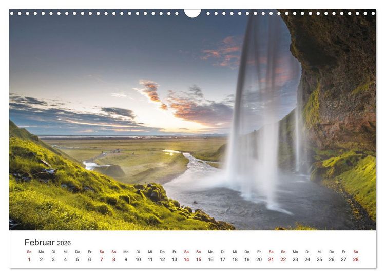 Produktbild: Sommer in Island (Wandkalender 2026 DIN A3 quer), CALVENDO Monatskalender